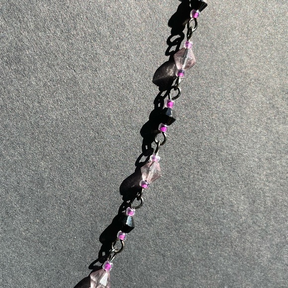 Seventh Sense NY Y2K Purple & Black Beaded Jewlery NWT - Picture 3 of 4